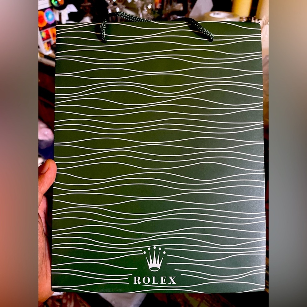 Rolex Retail Shopping Bag